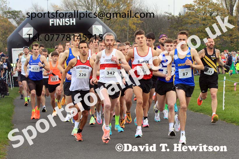 Senior Mens and Senior Womens 2022 Heaton Memorial 10k Road Race, Newcastle Town Moor.  Photo: David T. Hewitson/Sports for All Pics